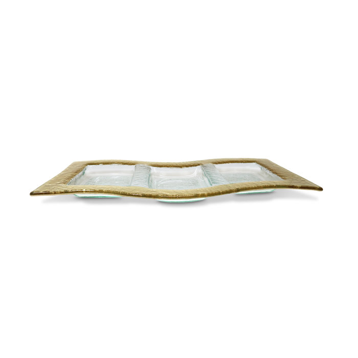 Mercer41 Sawyere Glass Tray Wayfair